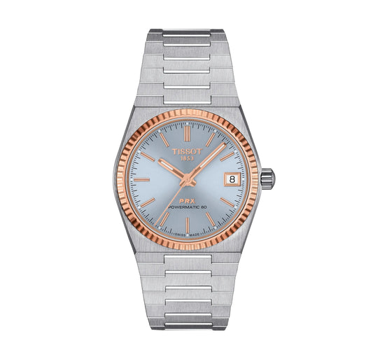 Tissot PRX 18k Rose Gold Bezel 35mm T931.207.41.351.00