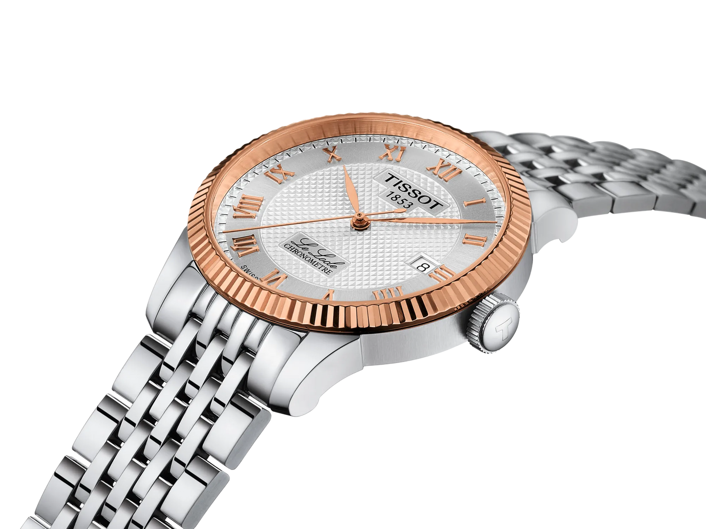 Tissot Le Locle 39.3mm 18k Gold Bezel & Diamonds T932.408.41.033.00