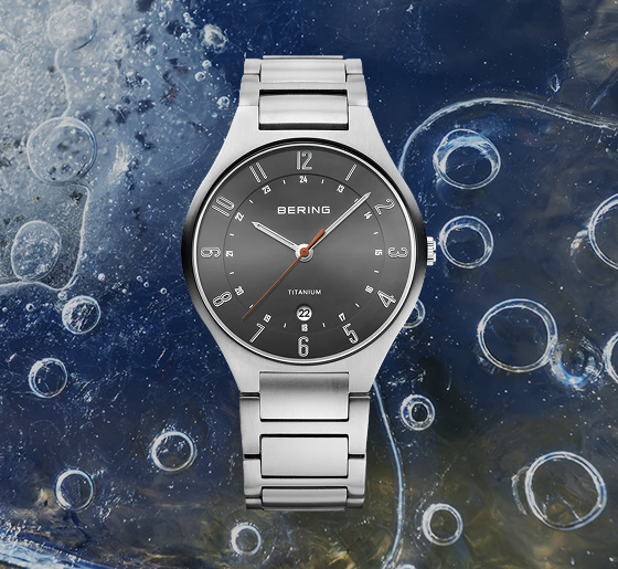 Bering watch with modern Danish design