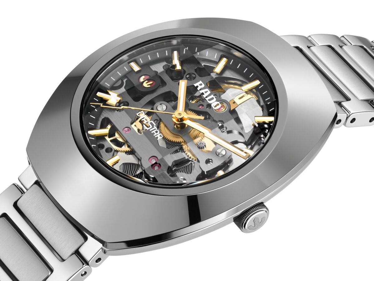 Rado DiaStar Original Skeleton Automatic Grey Dial Unisex Watch R12162153
