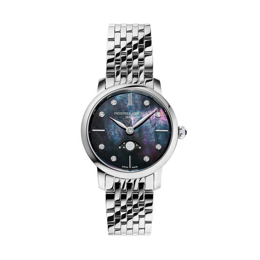 Frederique Constant Classics Slimline Ladies Moonphase FC-206MPBD1S6B