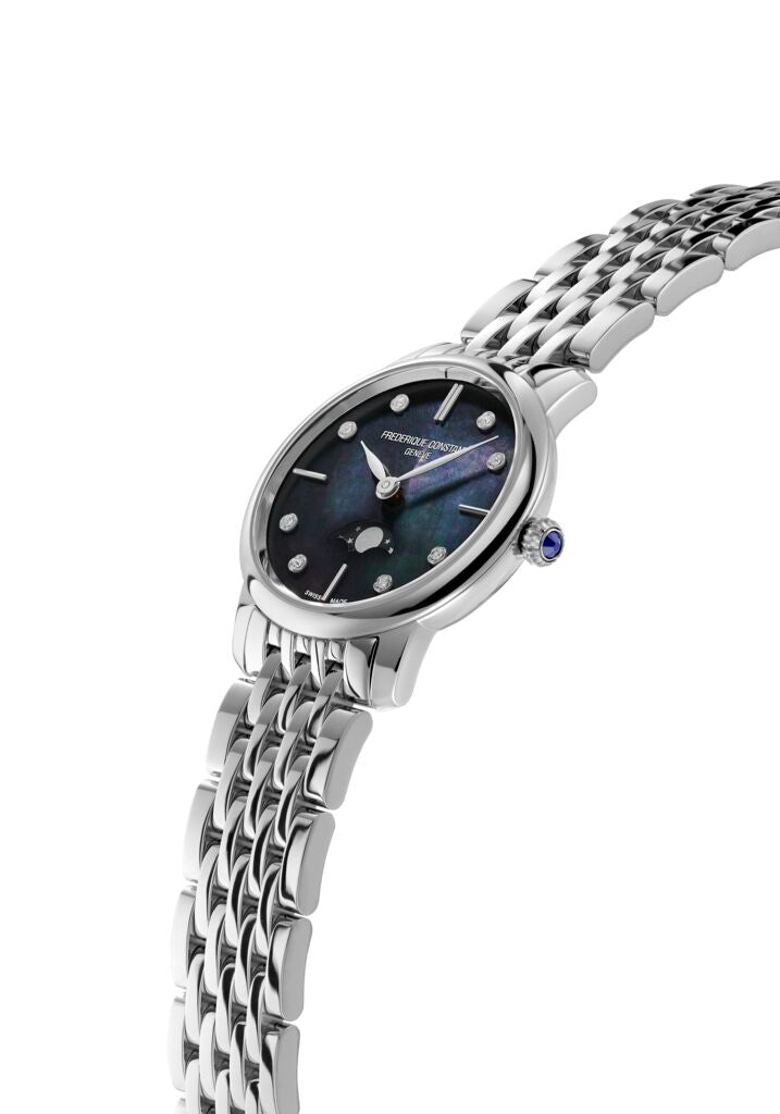 Frederique Constant Classics Slimline Ladies Moonphase FC-206MPBD1S6B