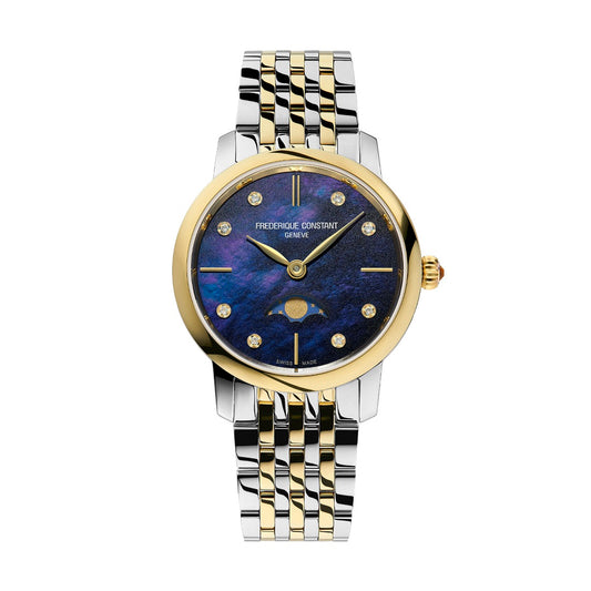 Frederique Constant Classics Slimline Ladies Moonphase FC-206MPWD1S3B