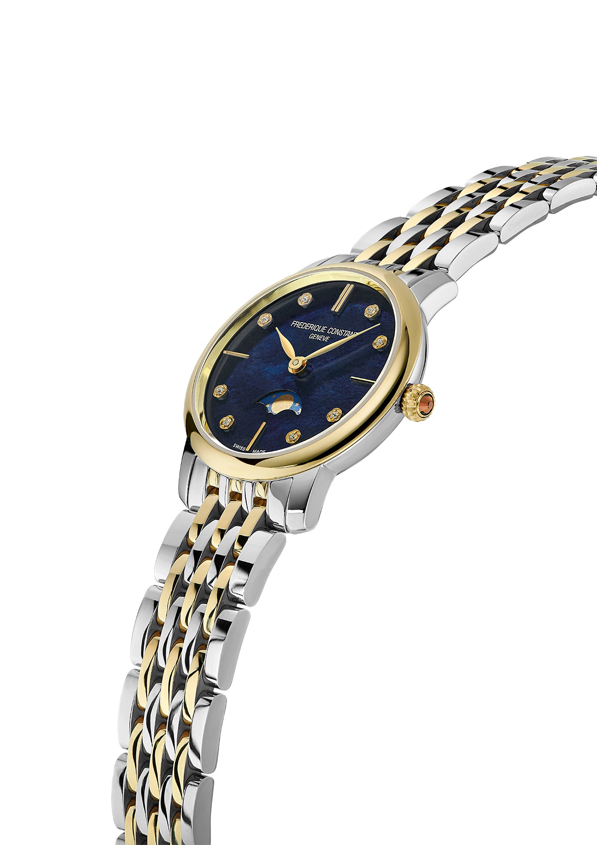 Frederique Constant Classics Slimline Ladies Moonphase FC-206MPWD1S3B