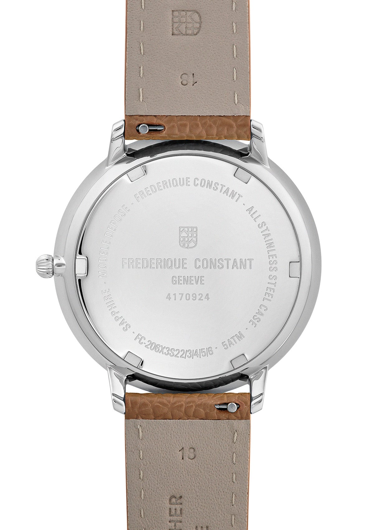 Frederique Constant Classics Moneta Moonphase Watch FC-206RN3S6
