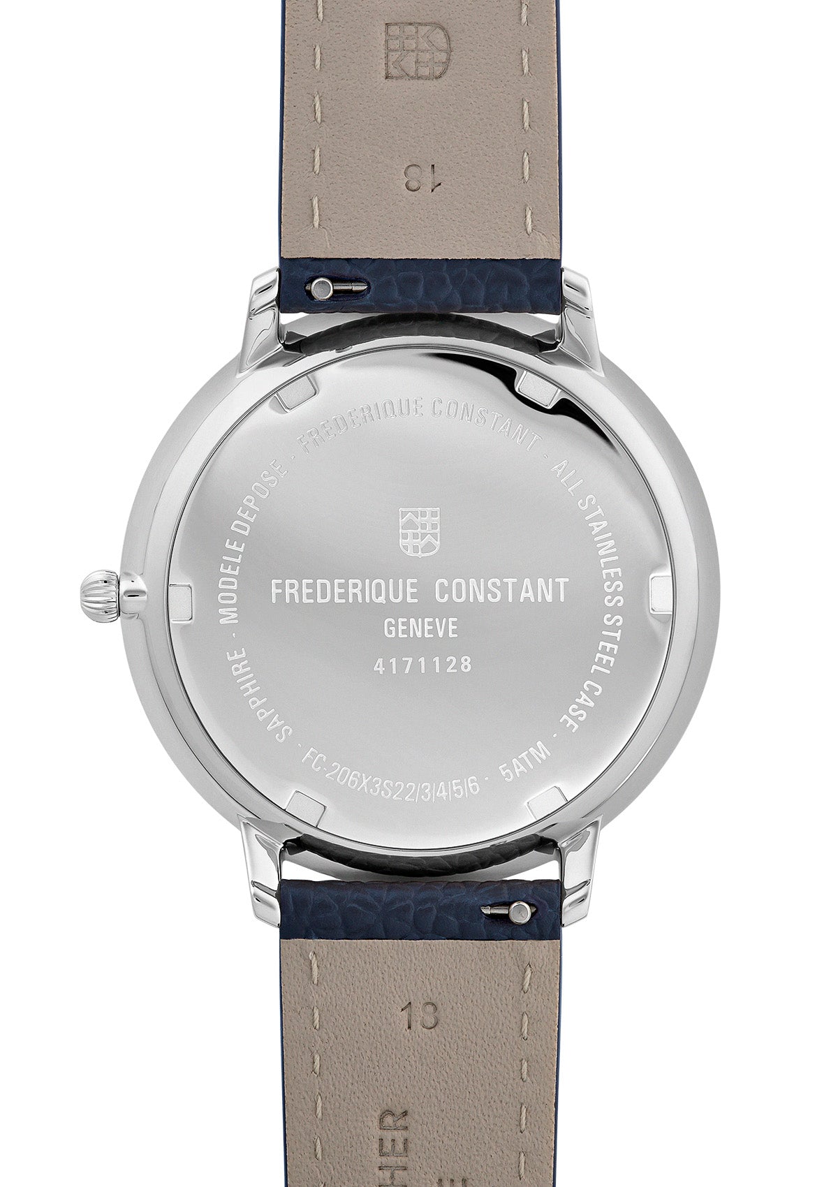 Frederique Constant Classics Moneta Moonphase Watch FC-206RS3S6