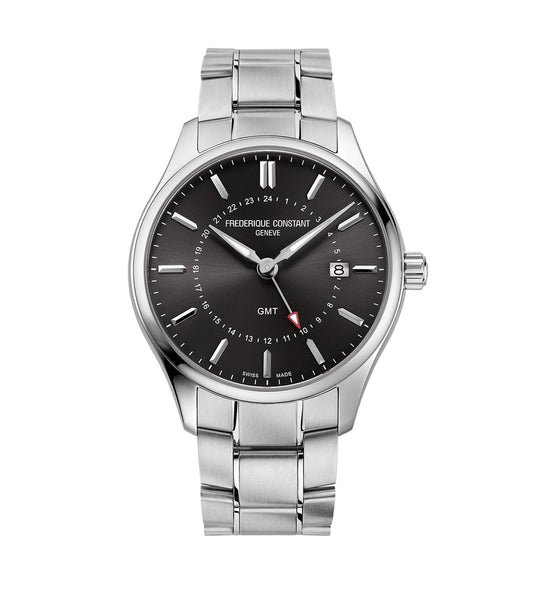 Frederique Constant Classics Quartz GMT FC-252DGS5B6B