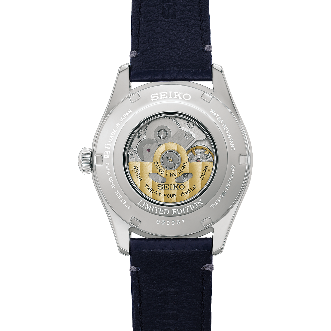 Seiko Presage Classic Series Seiko 145th Anniversary Limited Edition Cobalt Blue Arita Porcelain Dial HCC007J1
