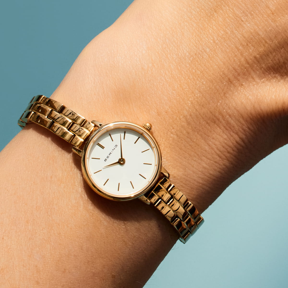 Bering 11022-734 Women's Stainless Steel Gold Polished Watch