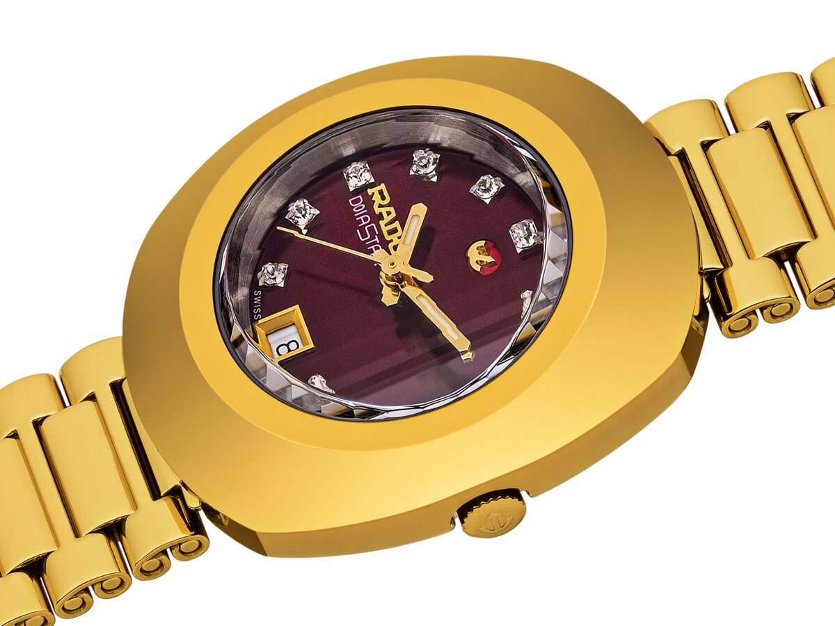 Rado Diastar Original Automatic Diamond Purple Dial Ladies Watch R12416573