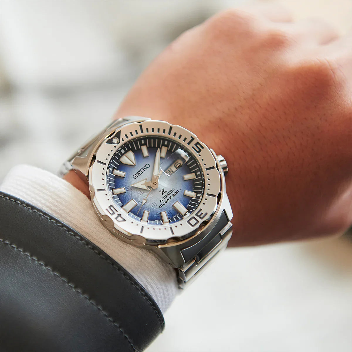Seiko Prospex Antartica Monster Save the Ocean Automatic Gen 4 Diver Men's Watch SRPG57K1