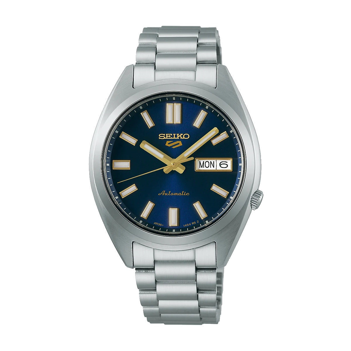 Seiko 5 Sports 100M SNXS Reissue Blazer Blue Automatic Stainless Steel Watch SRPL55K1