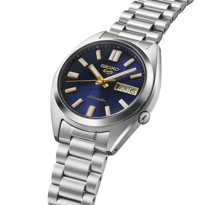 Seiko 5 Sports 100M SNXS Reissue Blazer Blue Automatic Stainless Steel Watch SRPL55K1