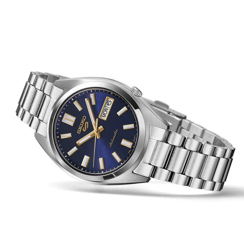Seiko 5 Sports 100M SNXS Reissue Blazer Blue Automatic Stainless Steel Watch SRPL55K1