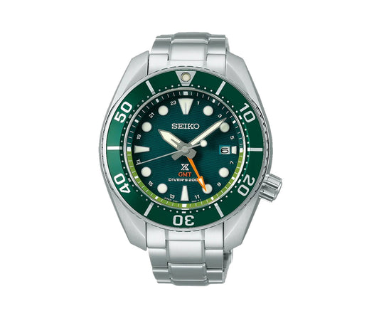 Seiko Prospex SFK003J1 Men's Sumo Solar Seascape Green GMT