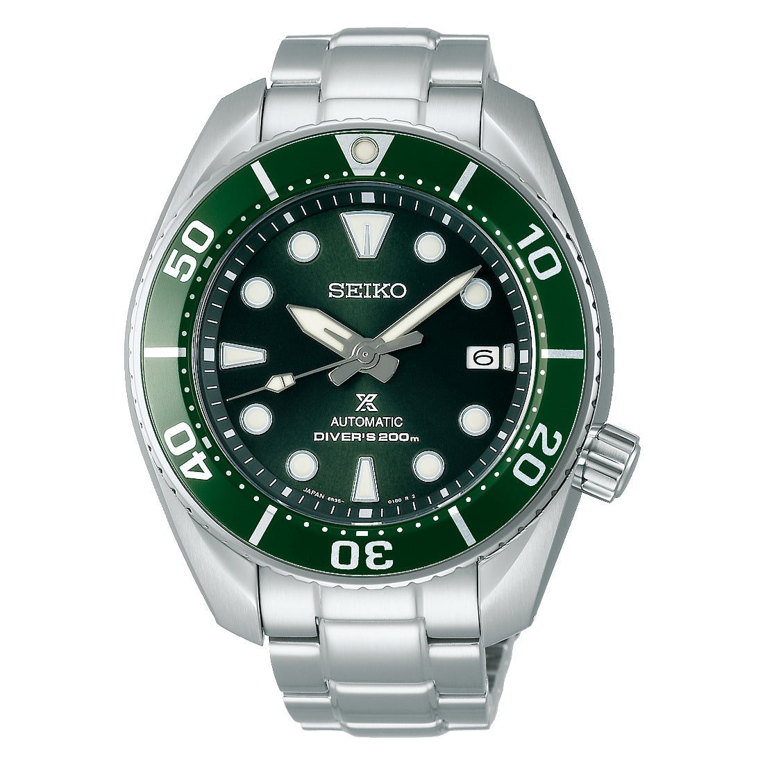 Seiko Prospex Hulk Sunburst Green Dial Diver 200m Automatic Men's Watch SPB103J1