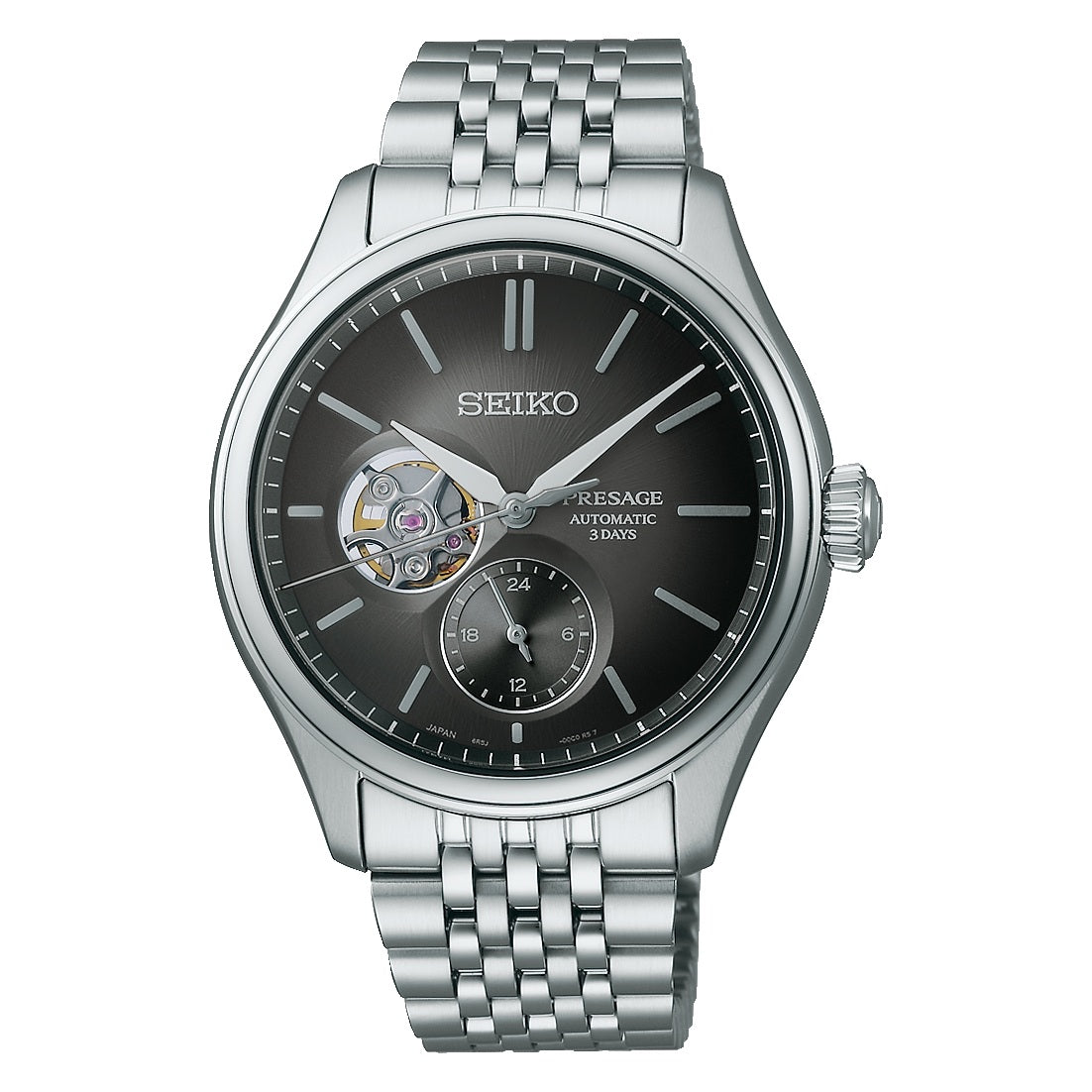 Seiko Presage Sumi-iro Open Heart Classic Automatic Men's Watch SPB471J1