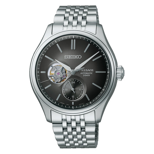 Seiko Presage Sumi-iro Open Heart Classic Automatic Men's Watch SPB471J1