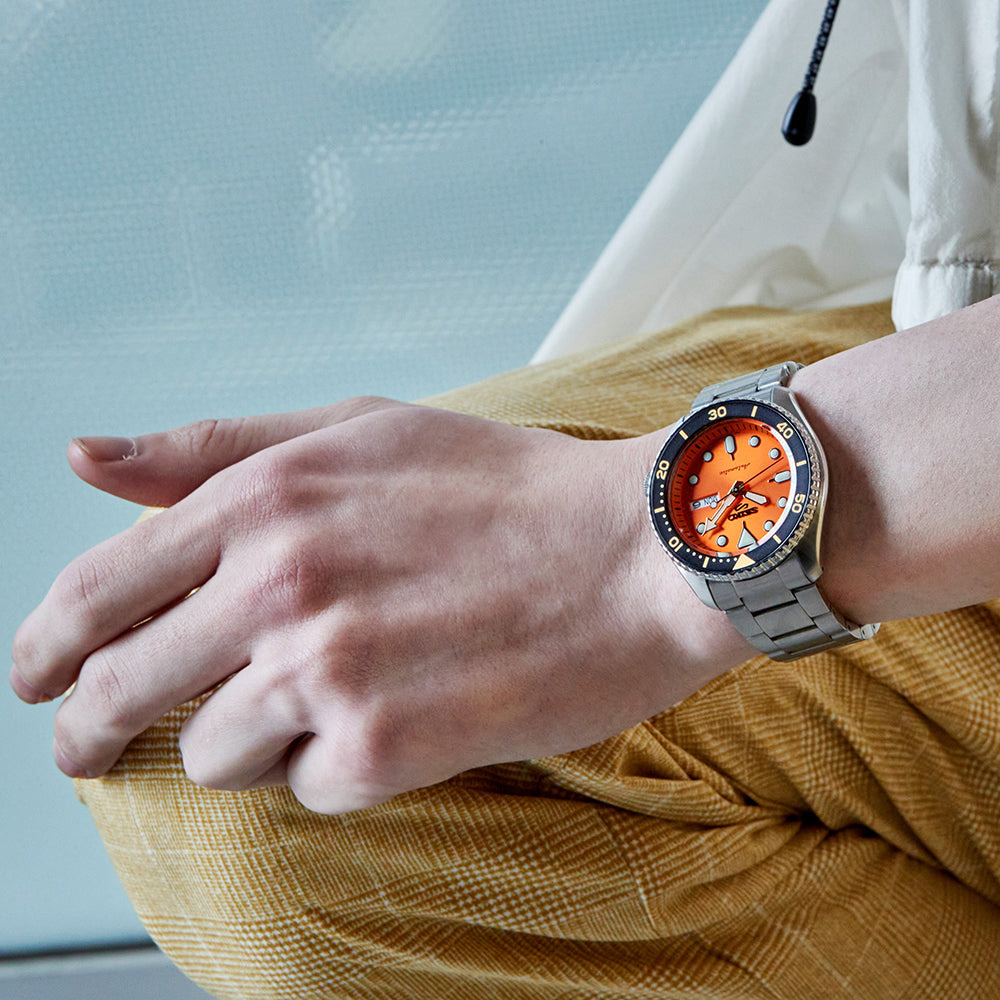 Seiko 5 Sports SKX Series "Mikan Orange" Automatic Men's Watch SRPD59K1