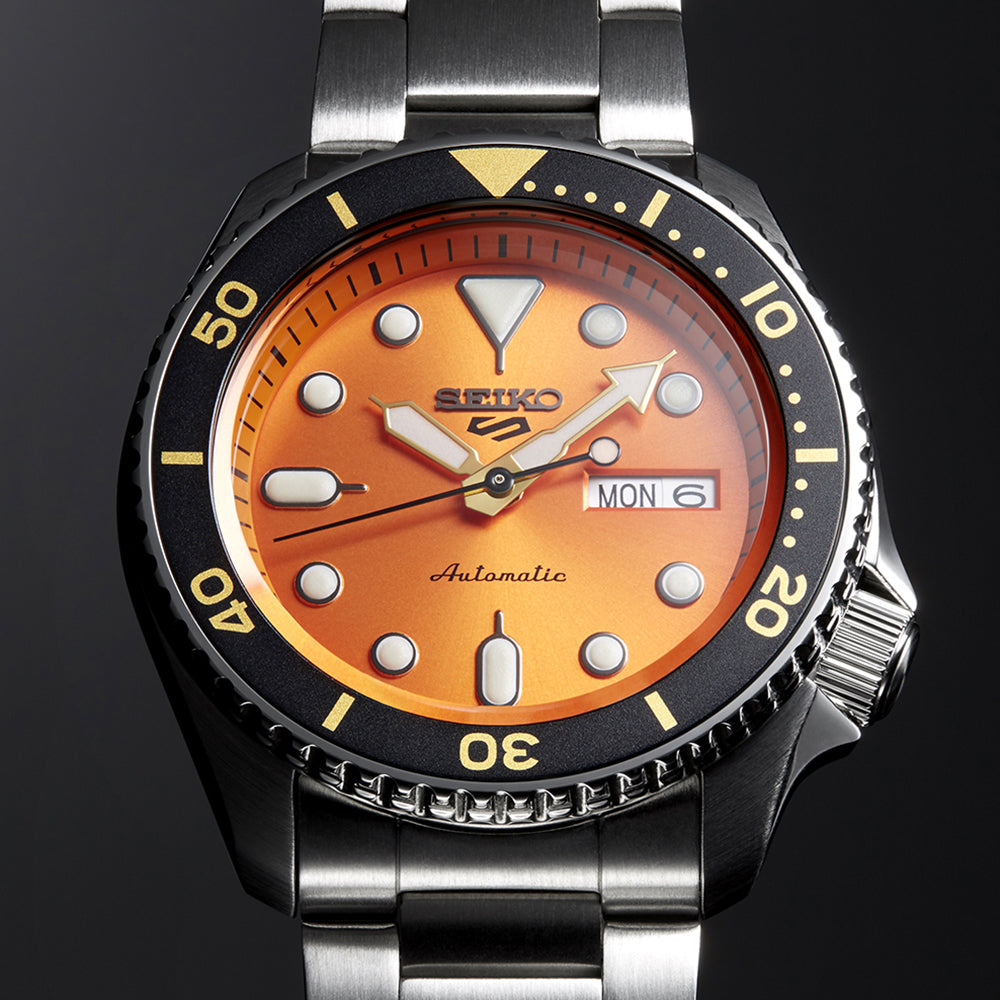Seiko 5 Sports SKX Series "Mikan Orange" Automatic Men's Watch SRPD59K1