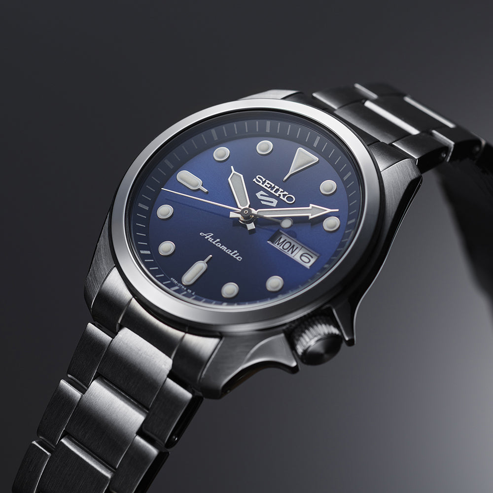 Seiko 5 Sports SKX Automatic Blue Sunray Dial Stainless Steel Men's Watch SRPE53K1