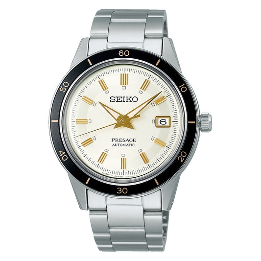 Seiko Presage Style 60's Automatic Stainless Steel Cream Dial Men's Watch SRPG03J1