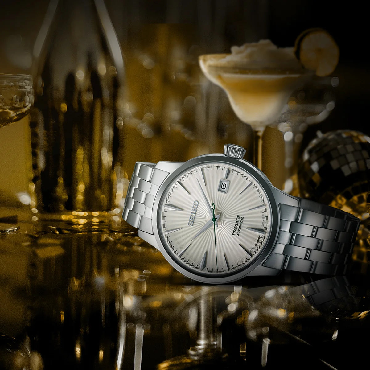 Seiko Presage Cocktail Time "The Martini" Automatic Men's Watch SRPG23J1