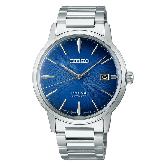 Seiko Presage Cocktail " The Aviation" Automatic Blue Dial Men's Watch SRPJ13J1