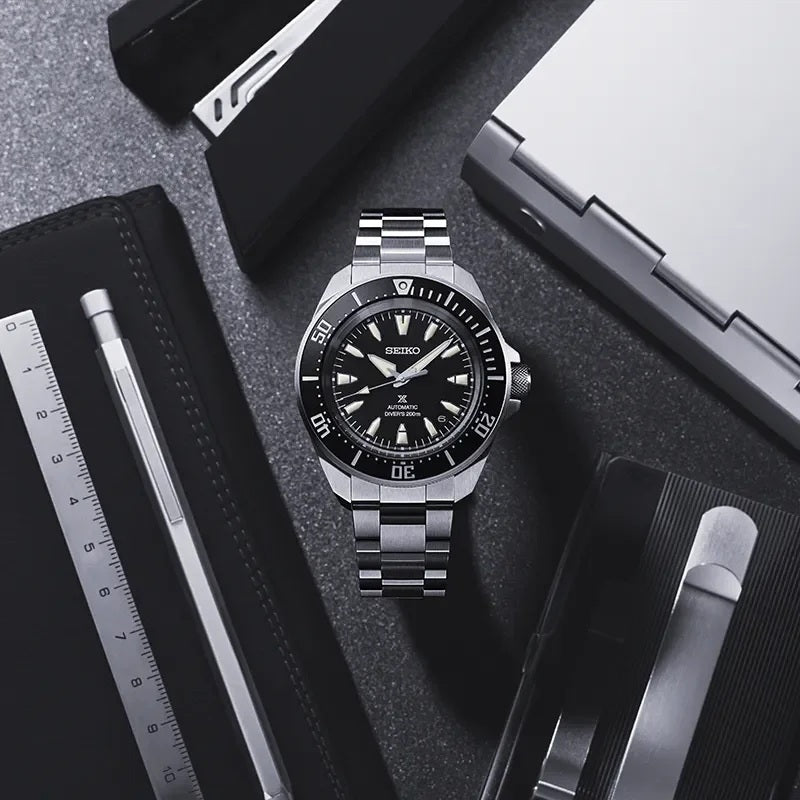 Seiko Prospex Slim Black Samurai Red 200M Diver's Men's Watch SRPL13K1