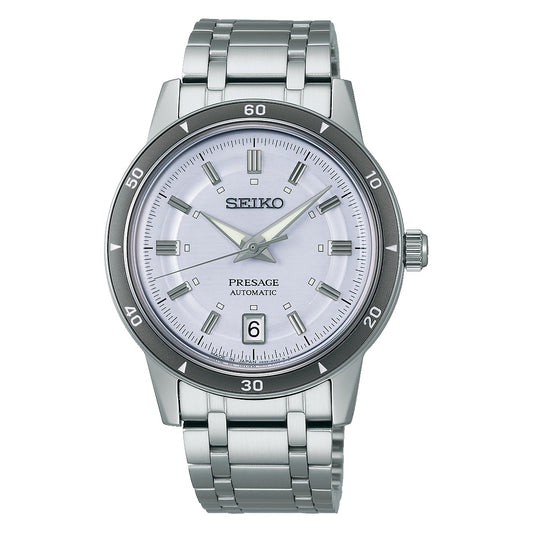 Seiko Presage Style 60's Ice Blue Automatic Stainless Steel Men's Watch SRPL73J1