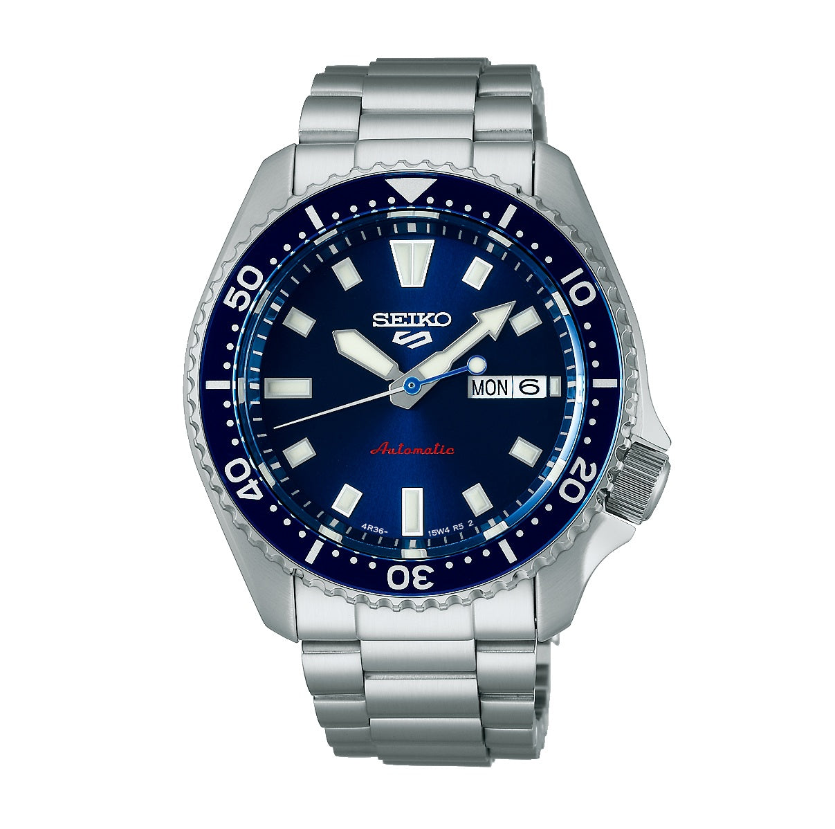 Seiko 5 Koniro Blue Dial Automatic Stainless Steel Watch SRPL83K1