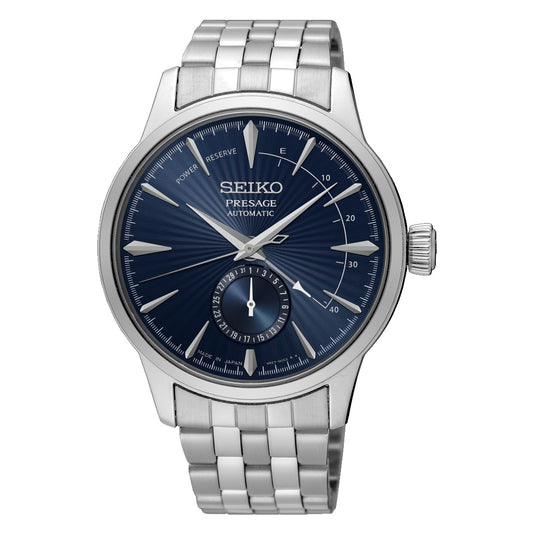 Seiko Presage Cocktail Time "Blue Moon" Automatic Men's Watch SSA347J1