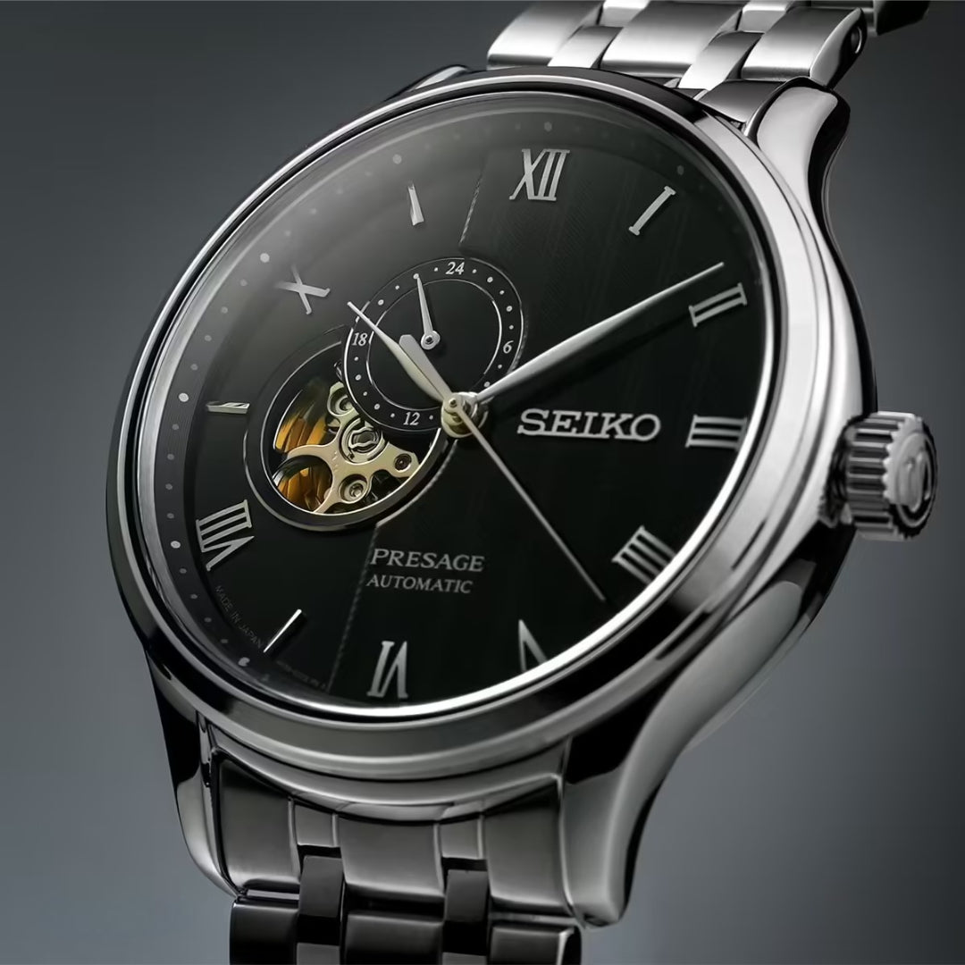 Seiko Presage Automatic "Japanese Zen Garden" Open Heart Men's Watch SSA377J1