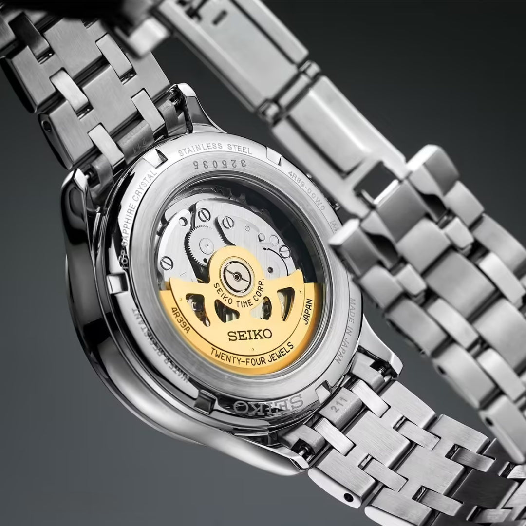 Seiko Presage Automatic "Japanese Zen Garden" Open Heart Men's Watch SSA377J1