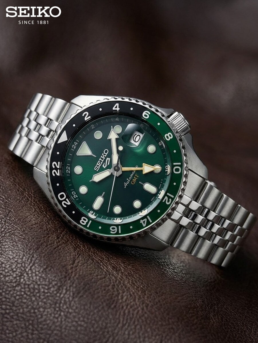 Seiko 5 Sports SKX GMT "Sprite" Automatic Men's Watch SSK035K1