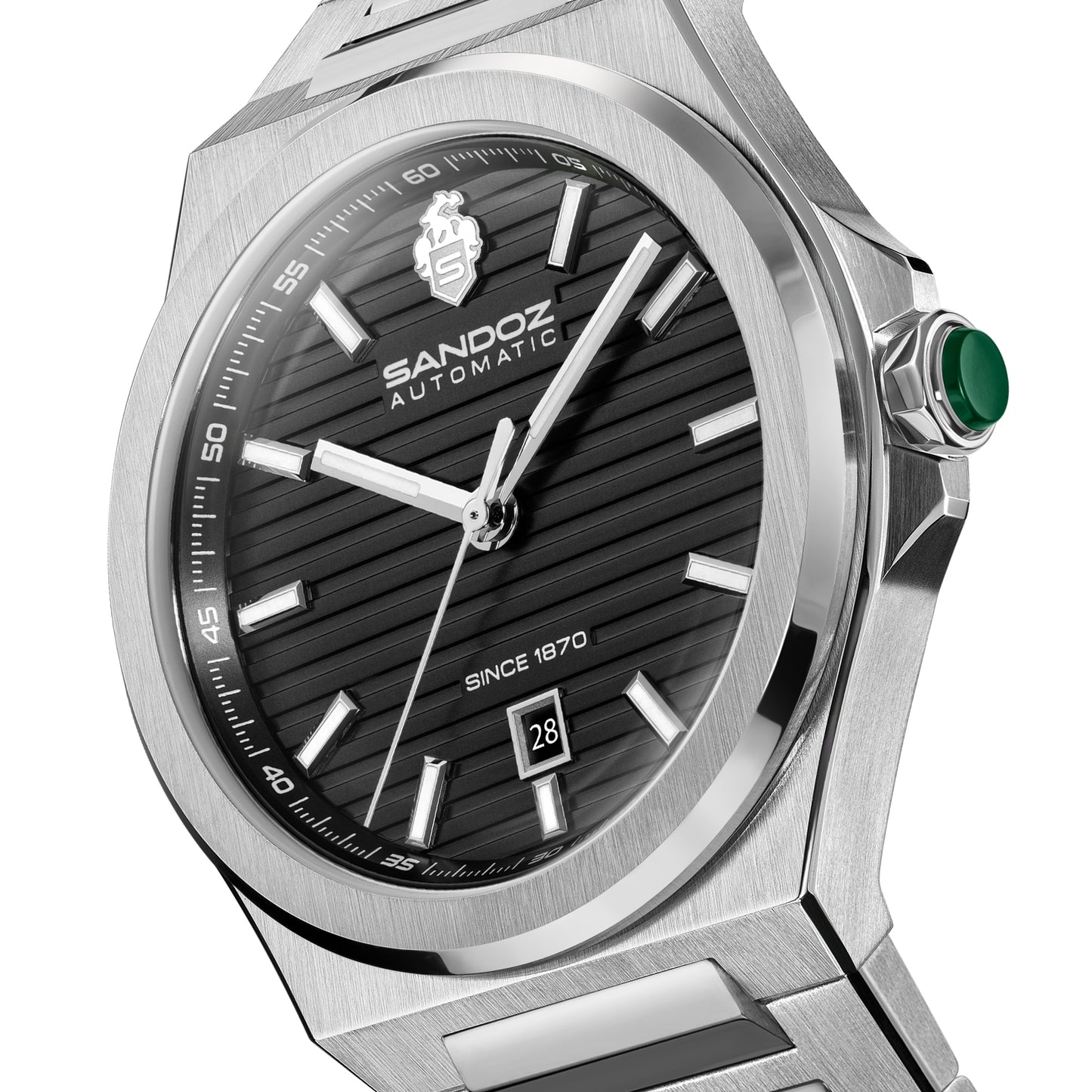 Sandoz Chanet Automatic Black Dial Men's Watch SZWGL0000802