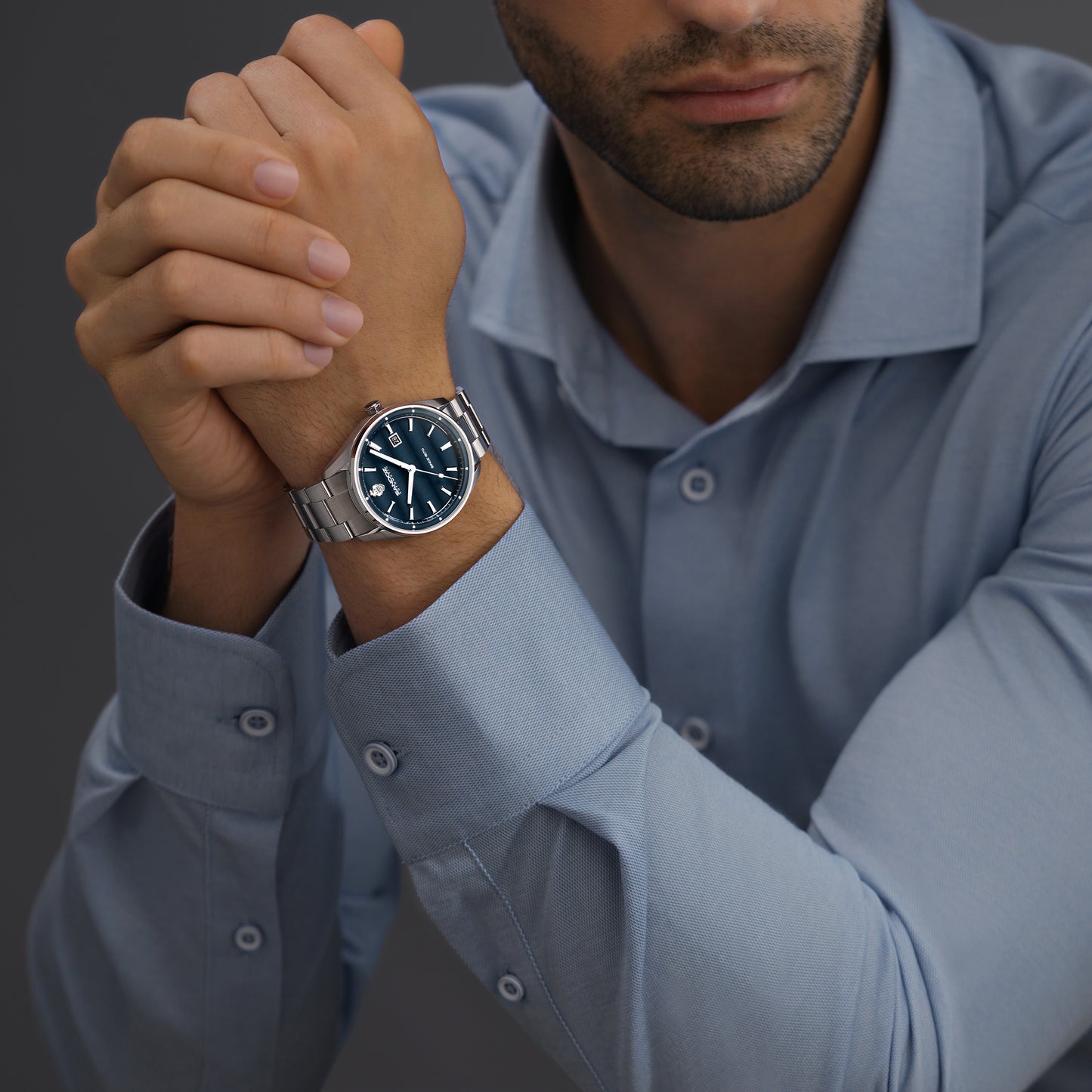 Sandoz Bachelin Automatic Dark Blue Dial Men's Watch SZWGL0001101