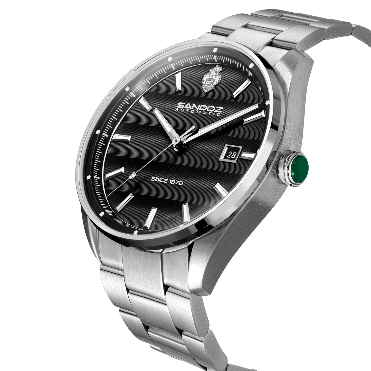 Sandoz Bachelin Automatic Charcoal Grey Dial Men's Watch SZWGL0001102