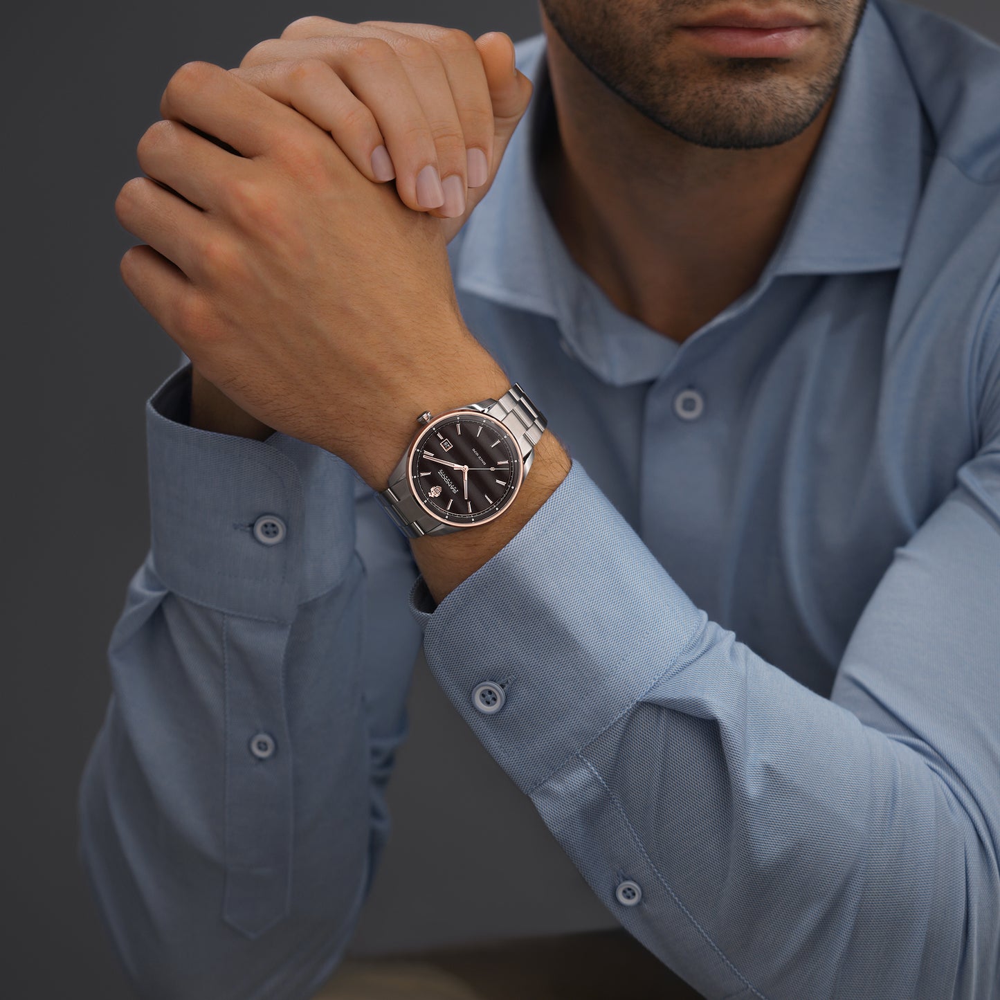 Sandoz Bachelin Automatic Brown Dial Men's Watch SZWGL0001103