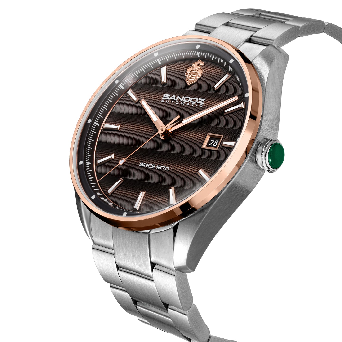 Sandoz Bachelin Automatic Brown Dial Men's Watch SZWGL0001103