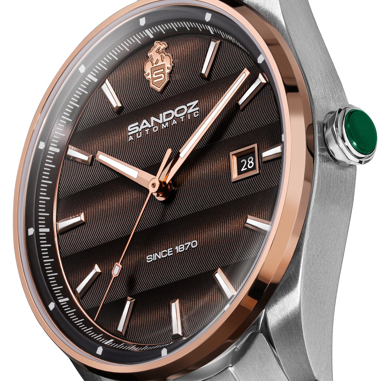Sandoz Bachelin Automatic Brown Dial Men's Watch SZWGL0001103