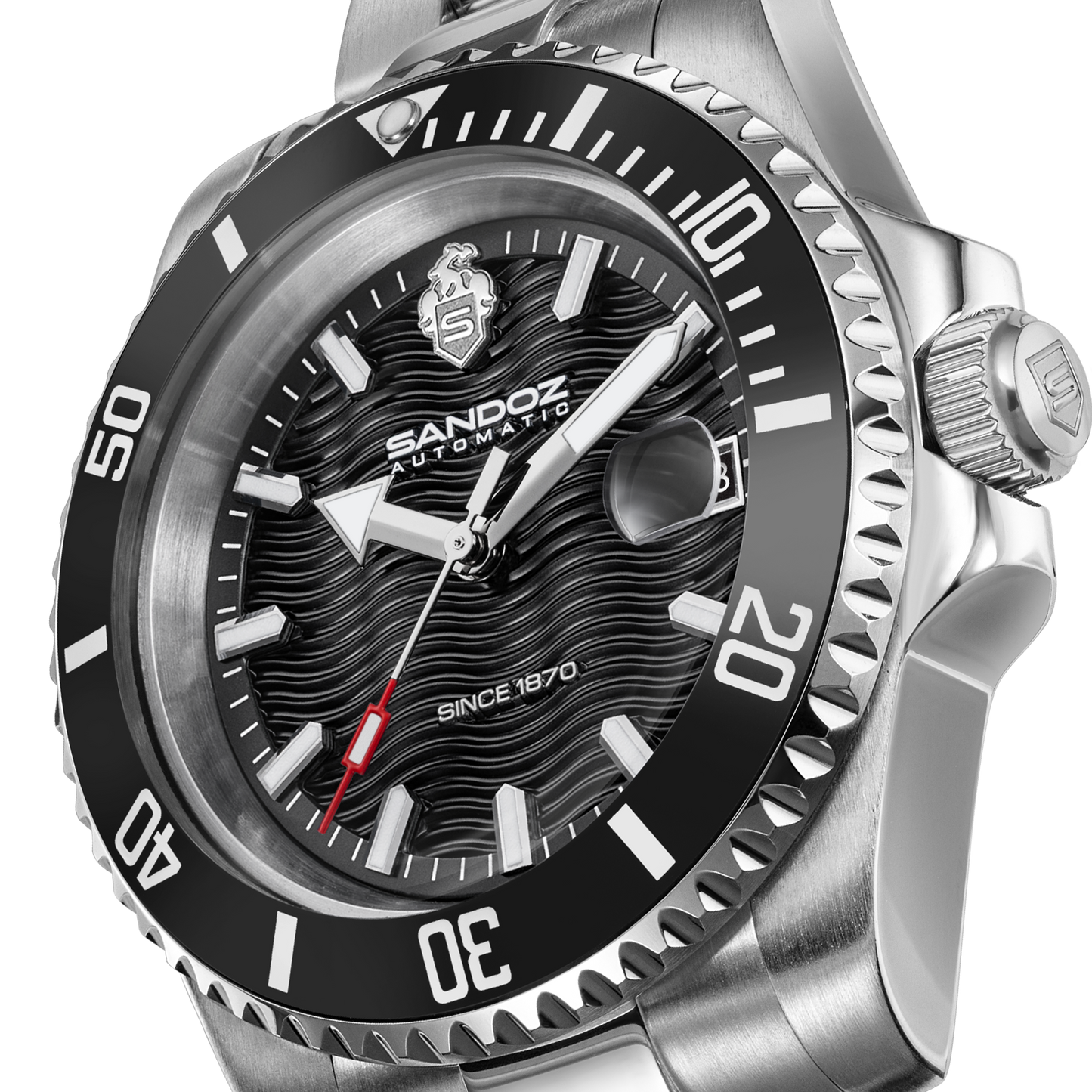 Sandoz Chaumont Automatic Black Dial Men's Watch SZWGL0001201