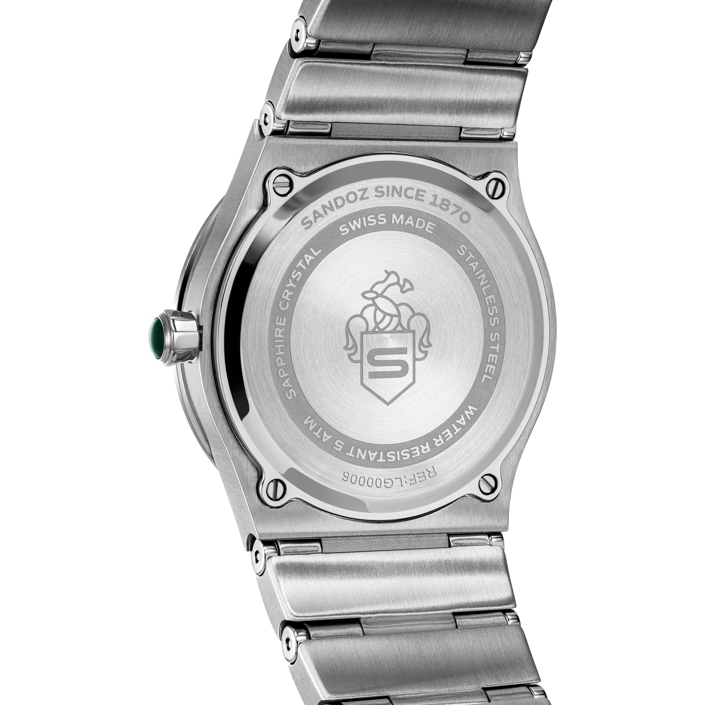 Sandoz Tresor Stainless Steel Blue MOP Dial Quartz Women's Watch SZWLG0000601