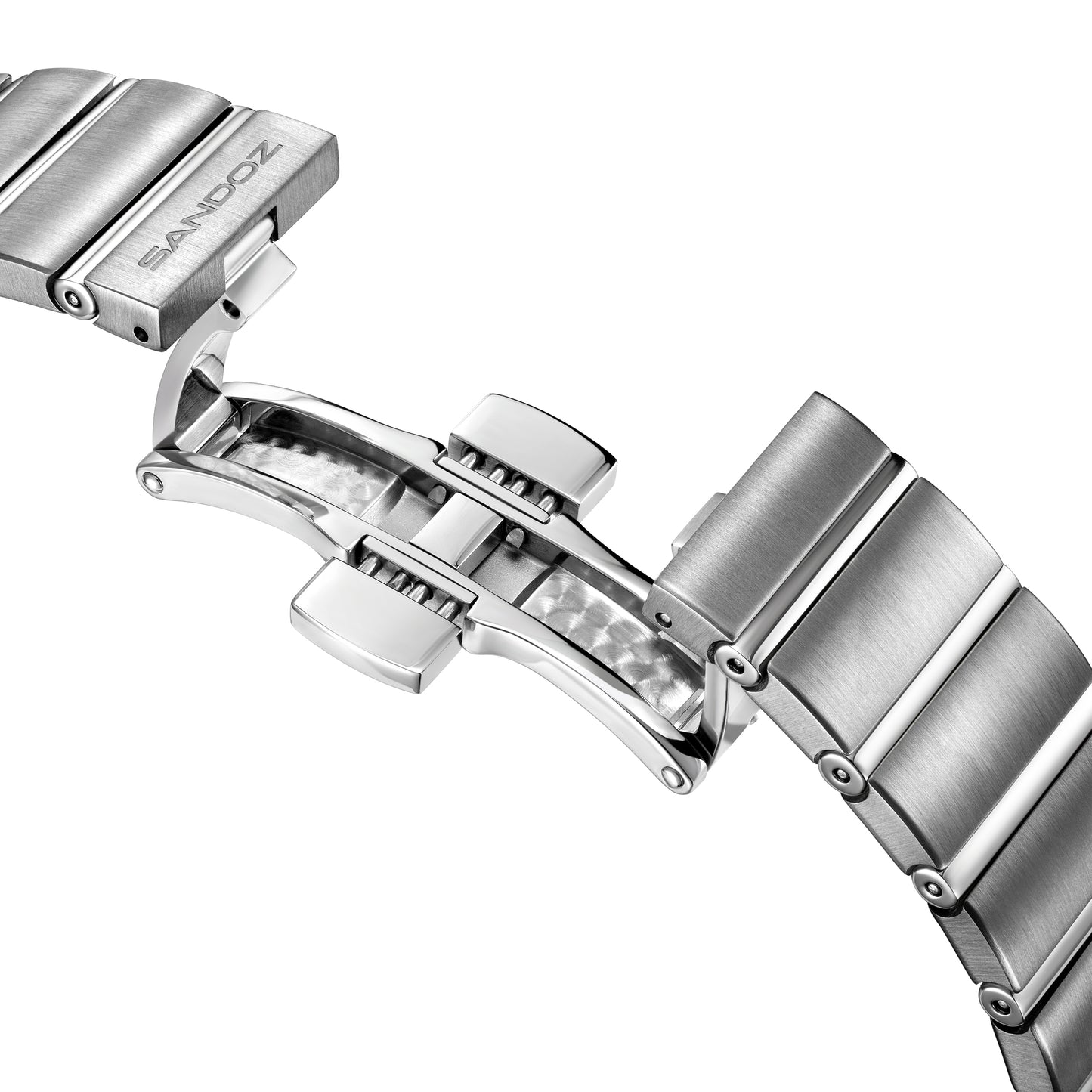 Sandoz Tresor Stainless Steel Blue MOP Dial Quartz Women's Watch SZWLG0000601