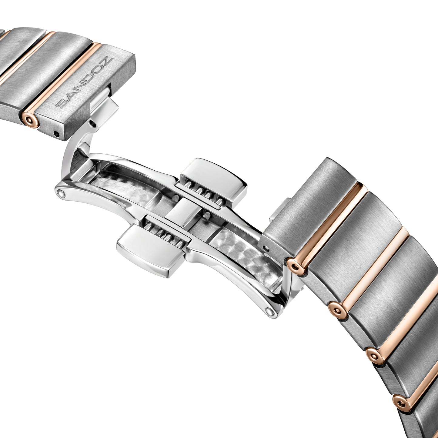Sandoz Tresor Two-tone Steel White MOP Dial Quartz Women's Watch SZWLG0000602