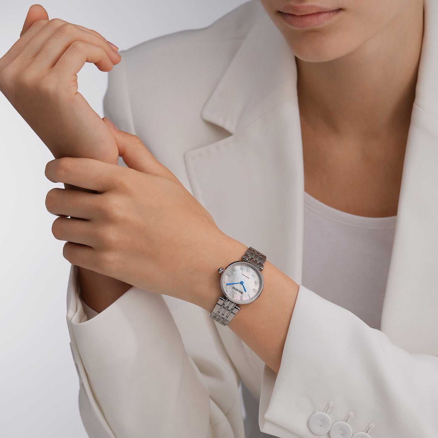 Sandoz Orangerie Stainless Steel MOP Dial Quartz Women's Watch SZWLG0001701