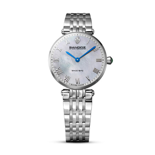 Sandoz Orangerie Stainless Steel MOP Dial Quartz Women's Watch SZWLG0001701