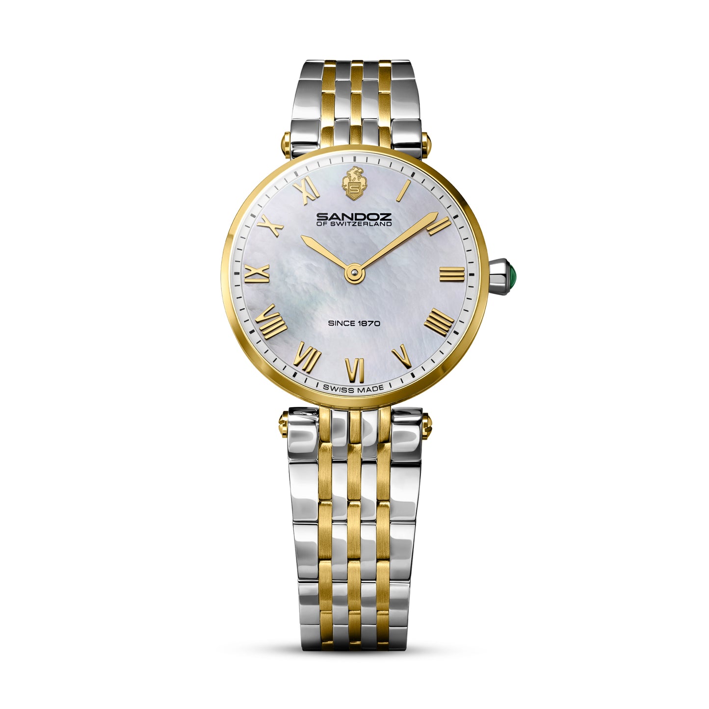 Sandoz Orangerie Two-tone Stainless Steel MOP Dial Quartz Women's Watch SZWLG0001703