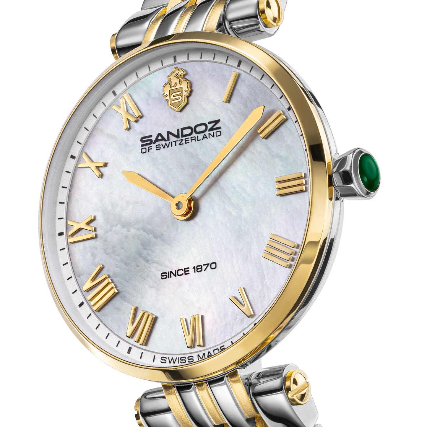 Sandoz Orangerie Two-tone Stainless Steel MOP Dial Quartz Women's Watch SZWLG0001703