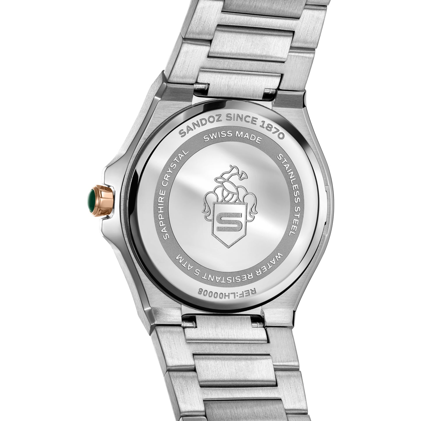 Sandoz Chanet Two-tone Rose Gold Steel Quartz Women's Watch SZWLH0000834